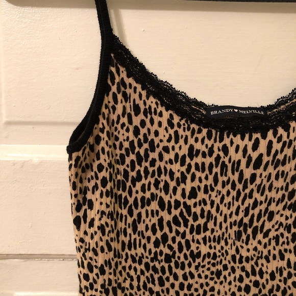 ❌ SOLD ❌ BM Black/Tan Leopard Skylar Tank Top - Picture 4 of 4